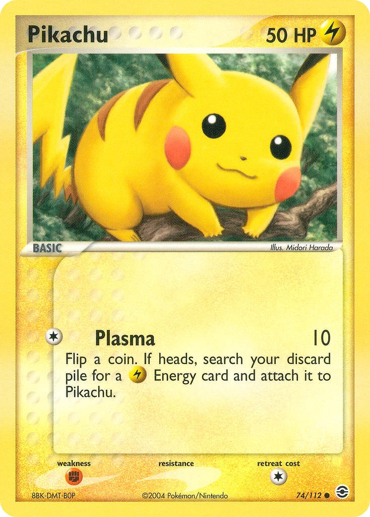 Pikachu — illustrated card