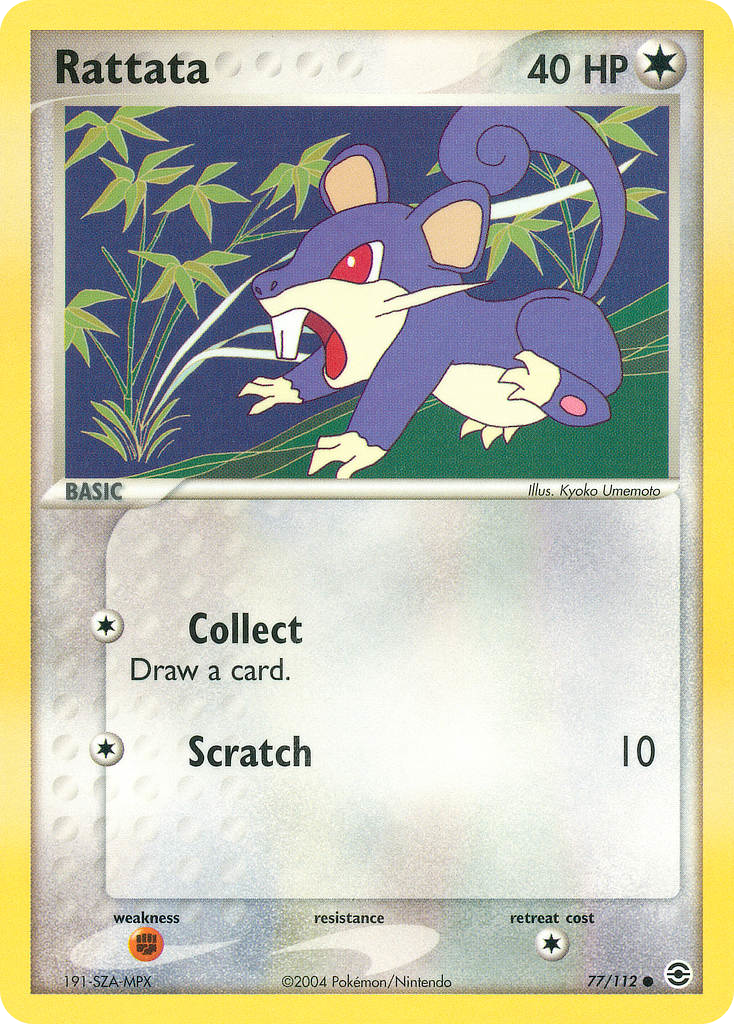 Rattata — illustrated card