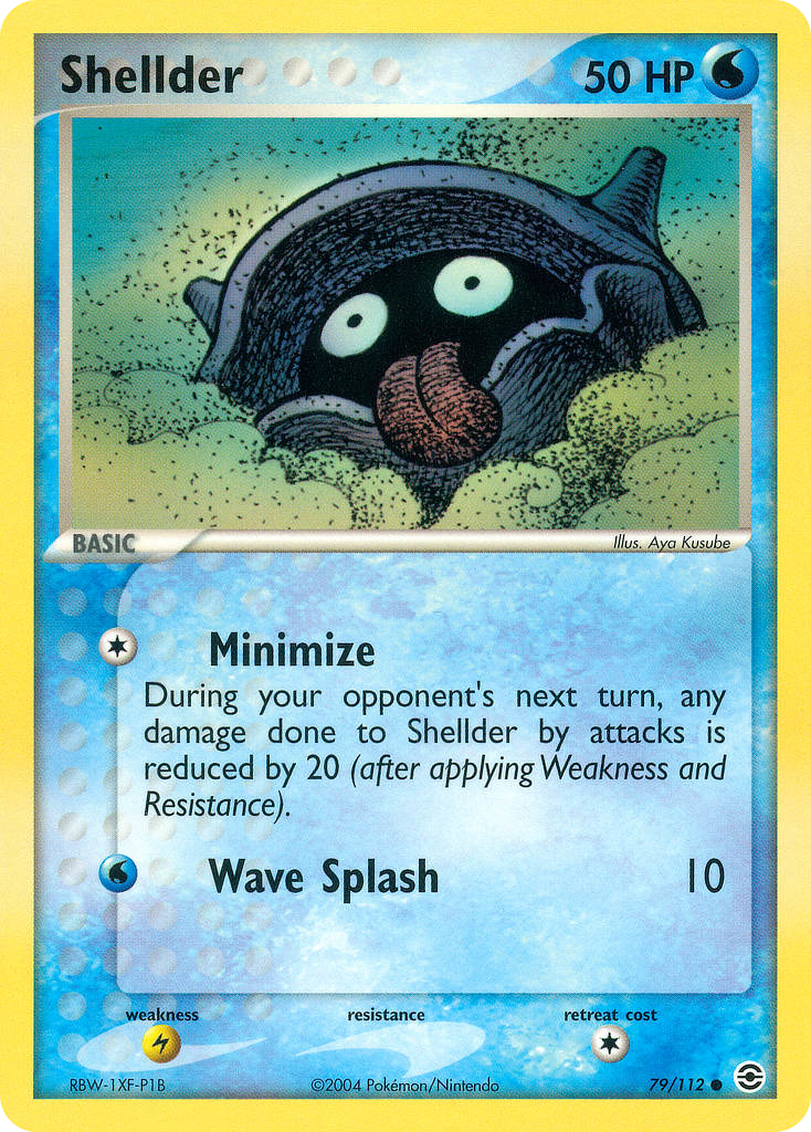 Shellder — illustrated card