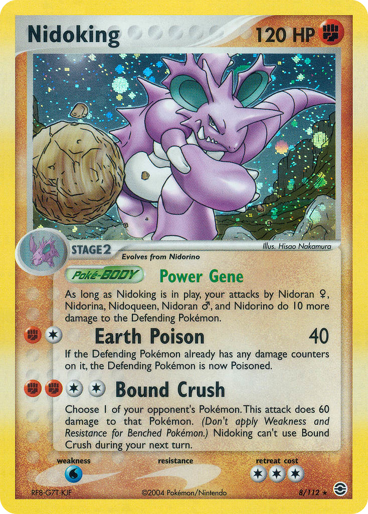 Nidoking — illustrated card