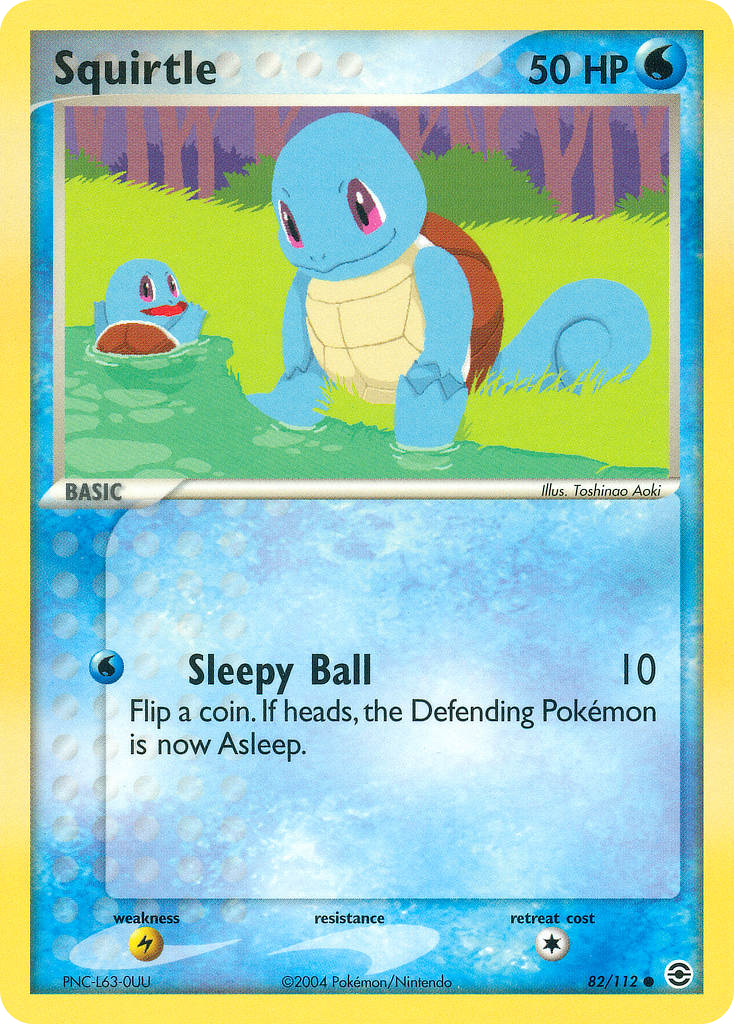 Squirtle — illustrated card