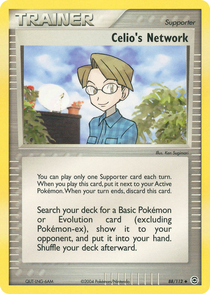 Celio's Network — illustrated card