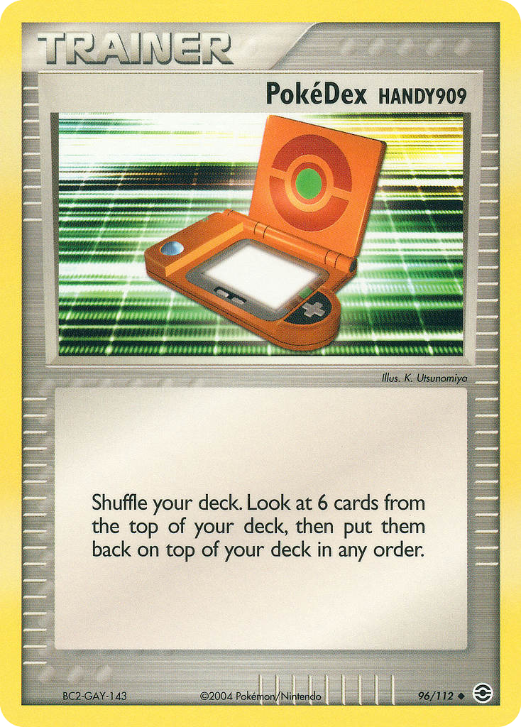 PokéDex HANDY909 — illustrated card