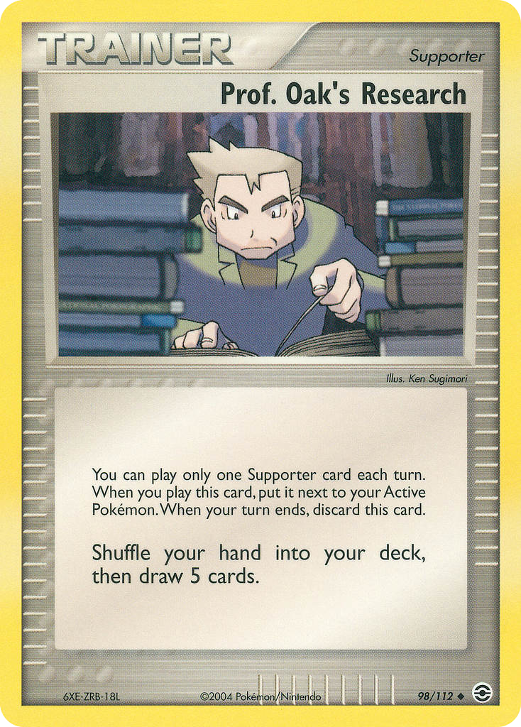 Prof. Oak's Research — illustrated card