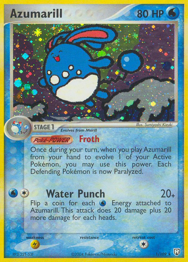Azumarill — illustrated card