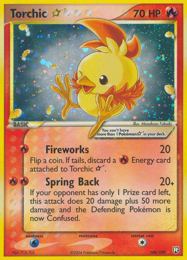 Torchic ★ — illustrated card