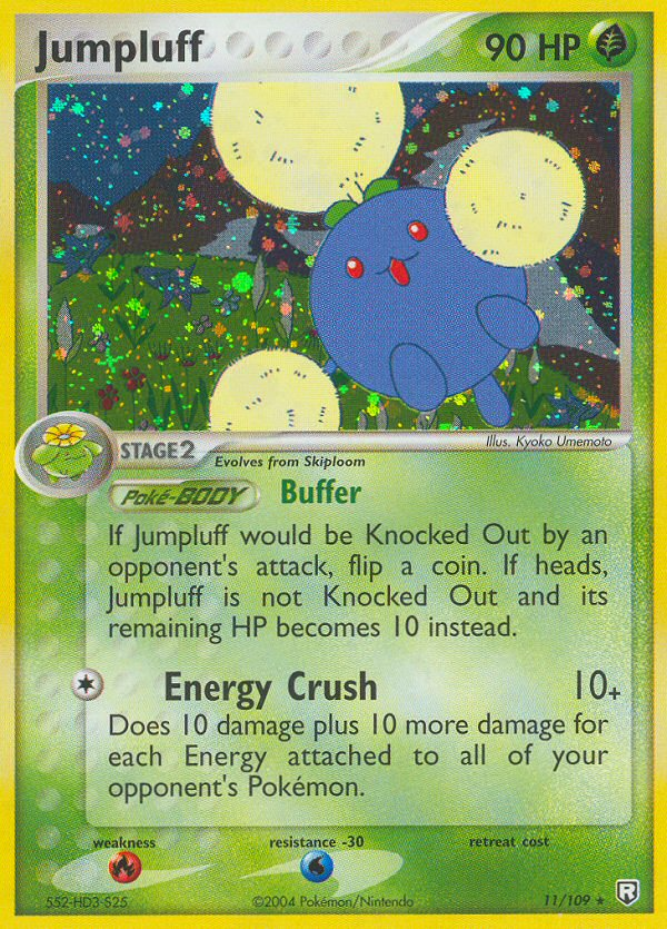 Jumpluff — illustrated card