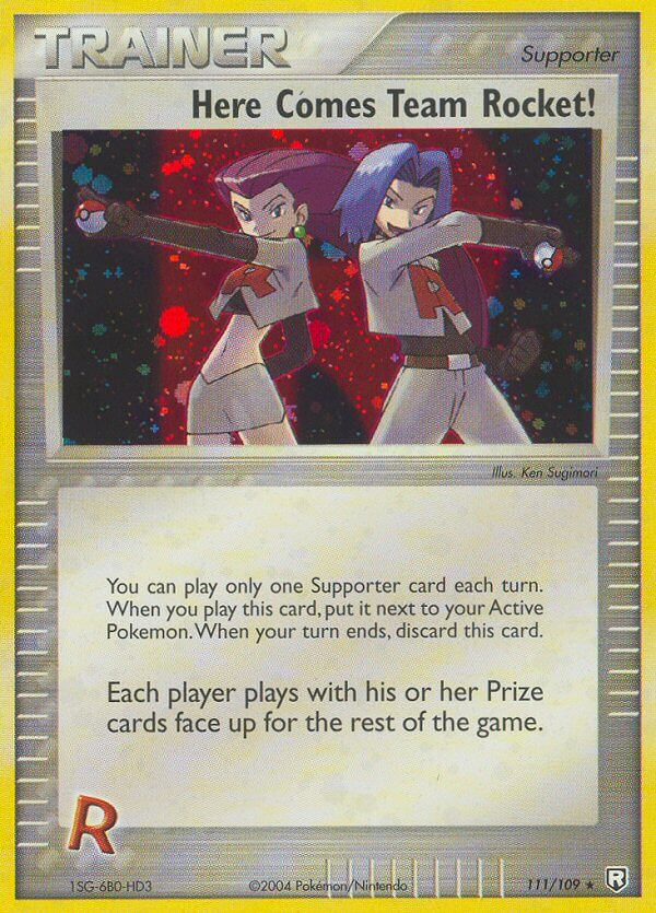 Here Comes Team Rocket! — illustrated card