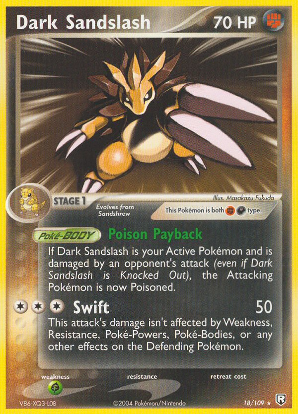 Dark Sandslash — illustrated card