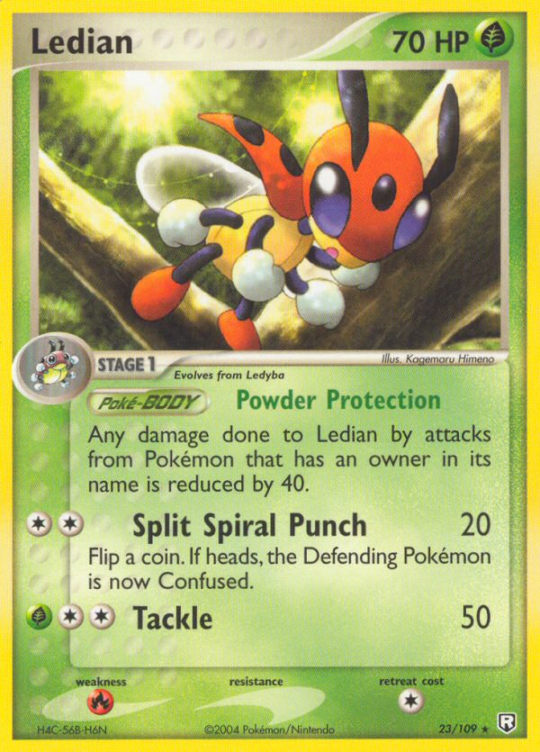 Ledian — illustrated card