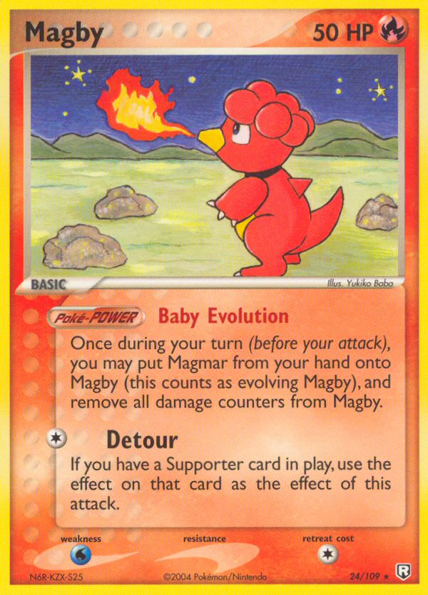 Magby — illustrated card
