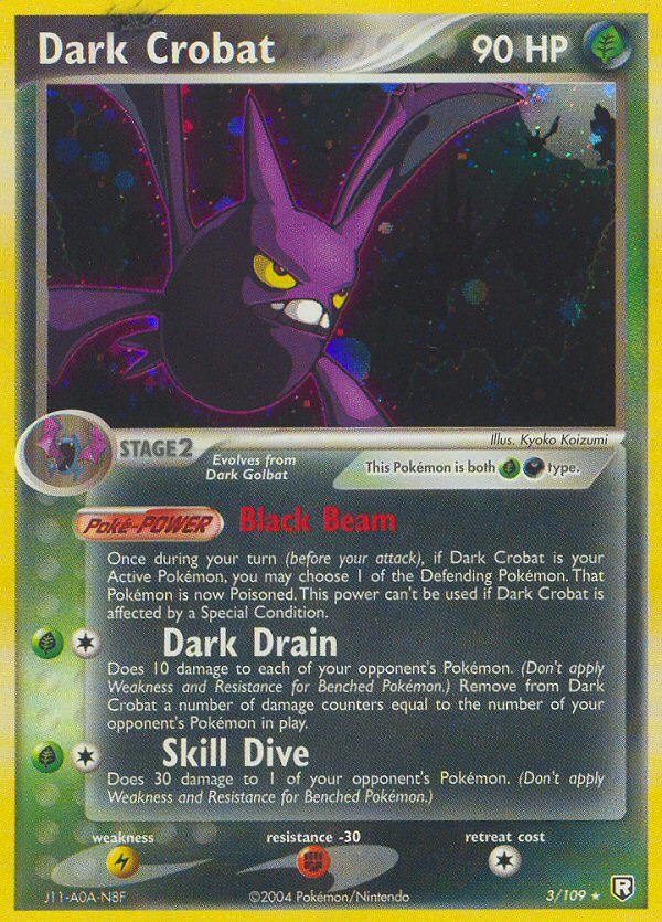 Dark Crobat — illustrated card