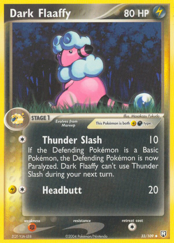 Dark Flaaffy — illustrated card