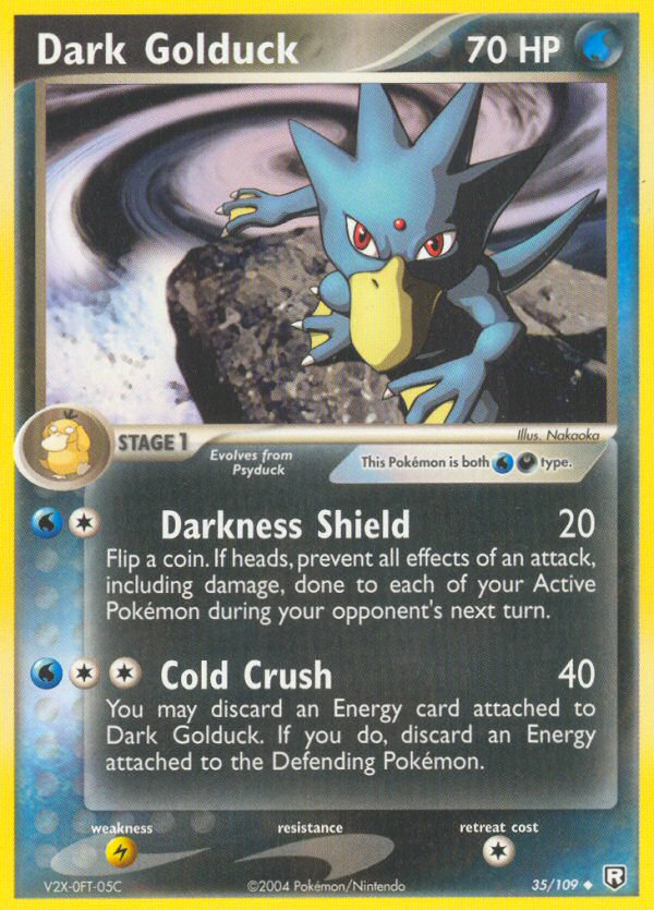Dark Golduck — illustrated card