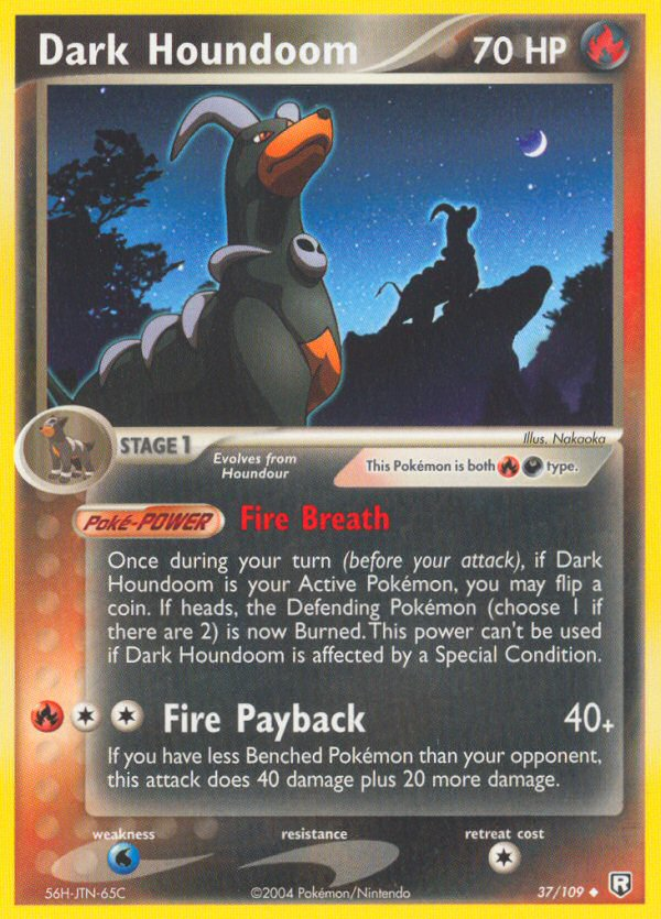Dark Houndoom — illustrated card