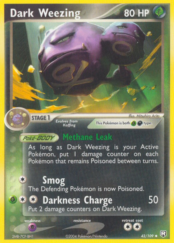 Dark Weezing — illustrated card