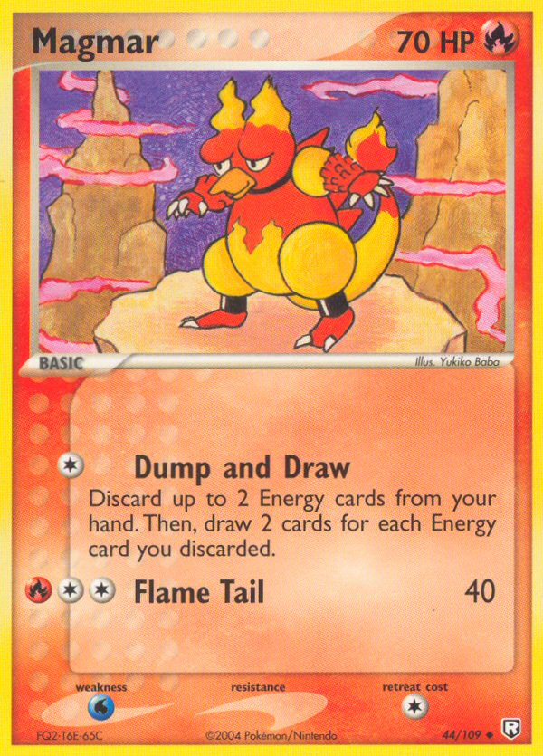 Magmar — illustrated card