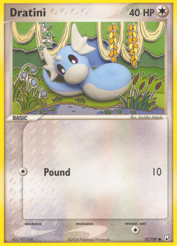 Dratini — illustrated card