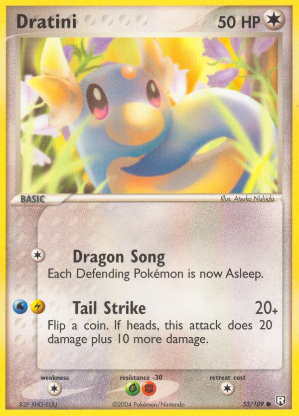 Dratini — illustrated card