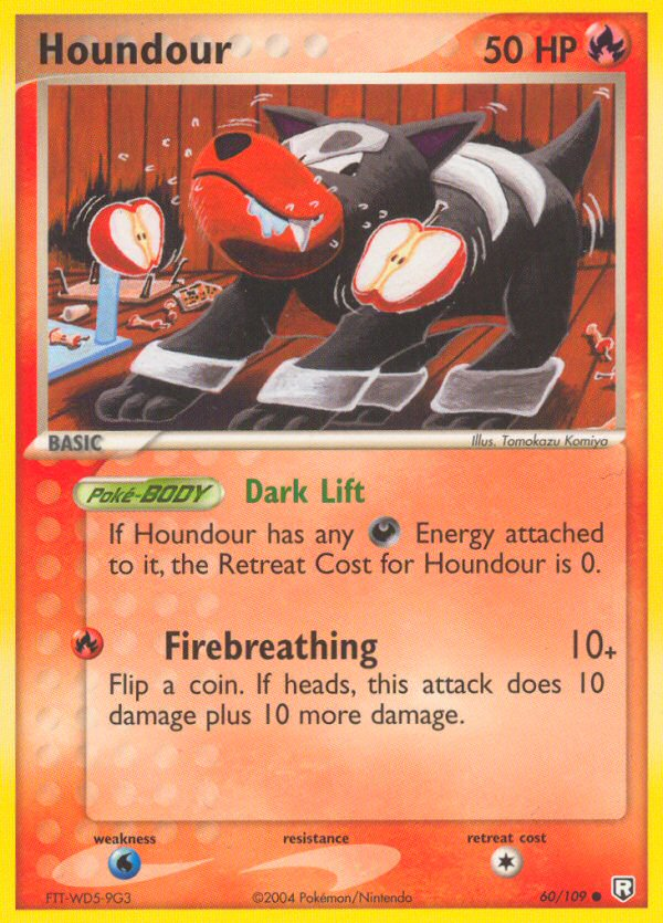 Houndour — illustrated card