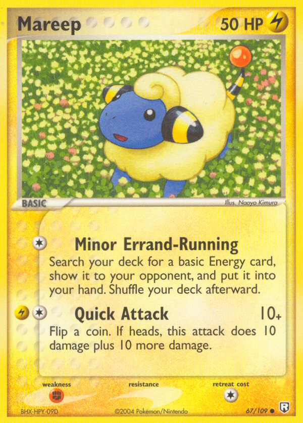 Mareep — illustrated card