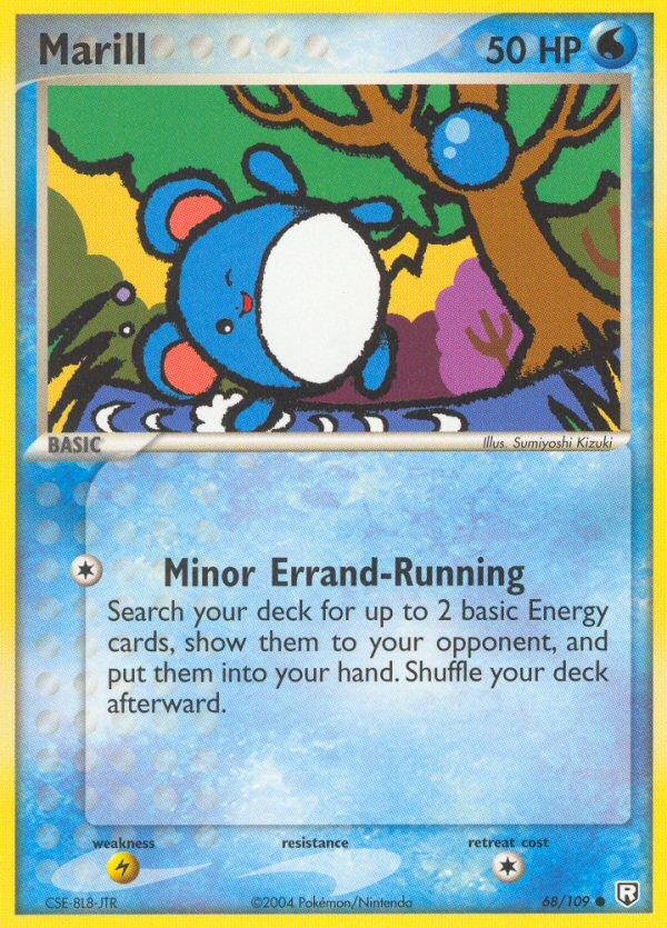 Marill — illustrated card
