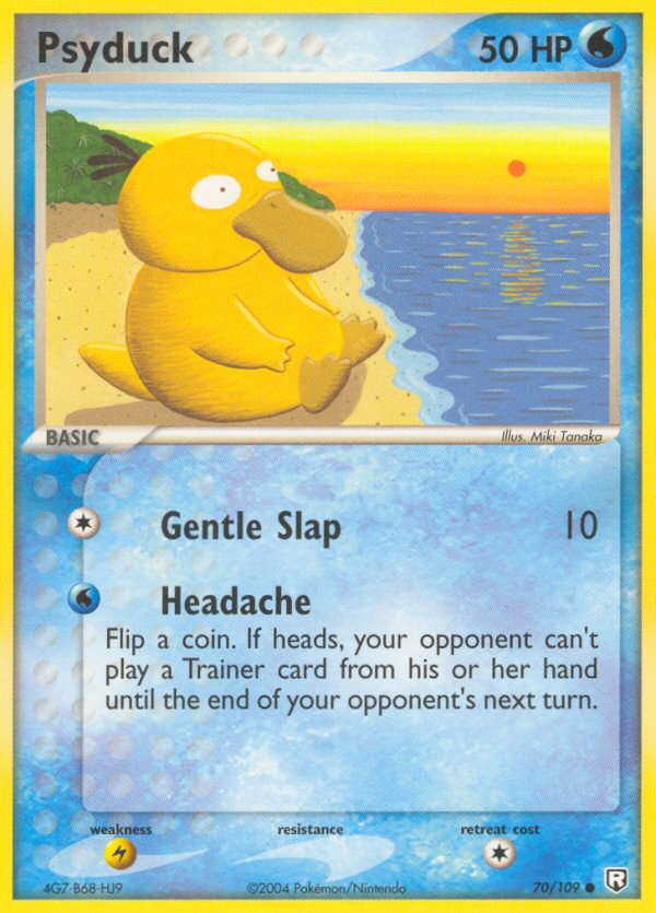 Psyduck — illustrated card