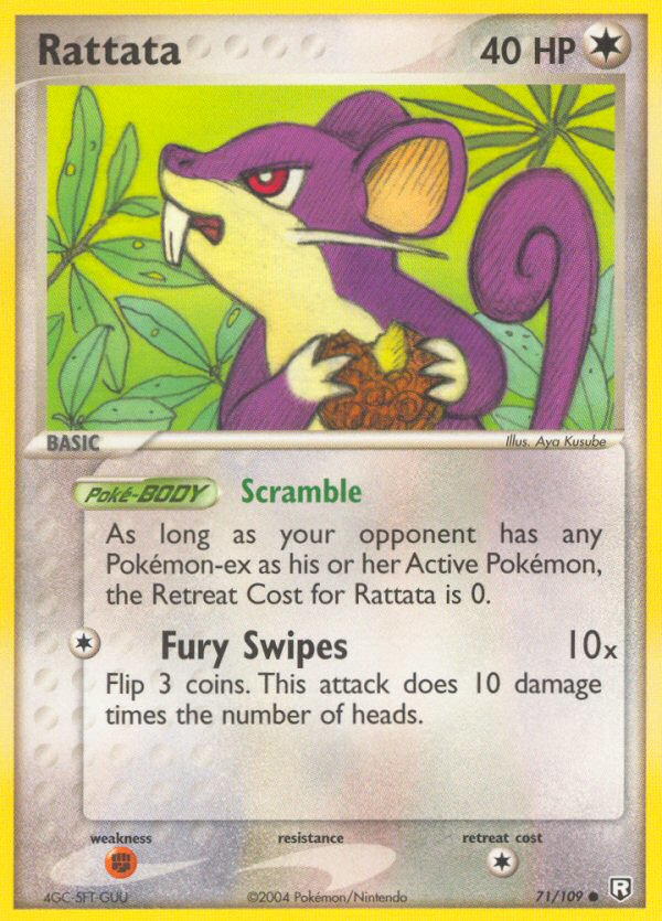 Rattata — illustrated card