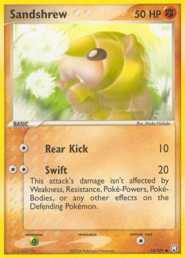 Sandshrew — illustrated card