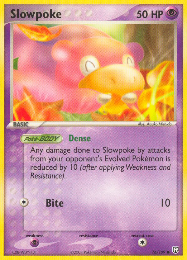 Slowpoke — illustrated card