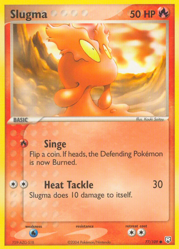 Slugma — illustrated card