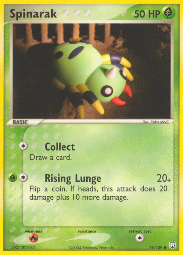 Spinarak — illustrated card