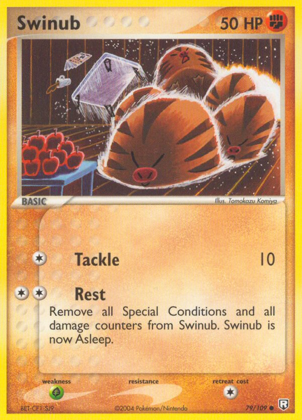 Swinub — illustrated card