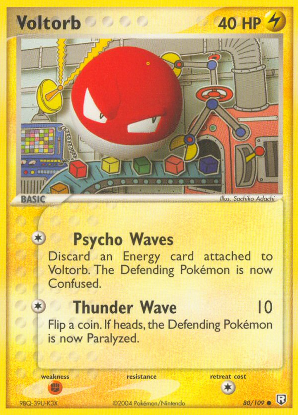 Voltorb — illustrated card