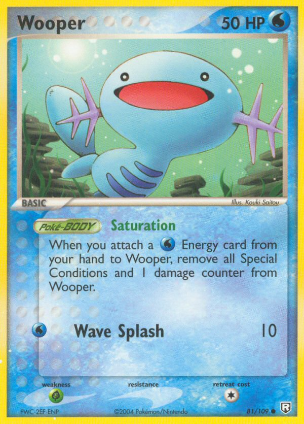 Wooper — illustrated card