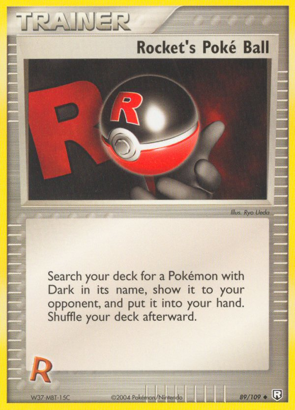 Rocket's Poké Ball — illustrated card