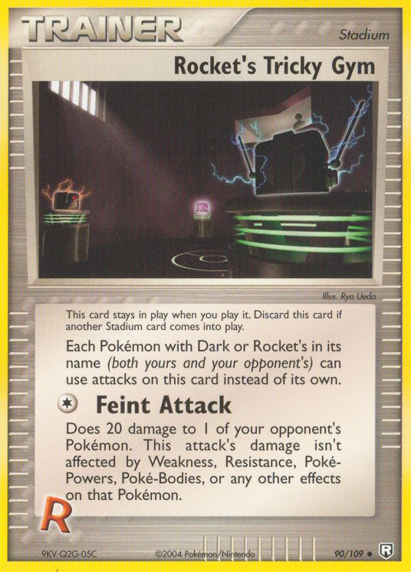 Rocket's Tricky Gym — illustrated card