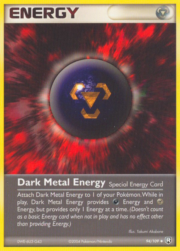 Dark Metal Energy — illustrated card