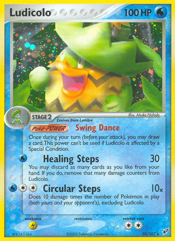 Ludicolo — illustrated card
