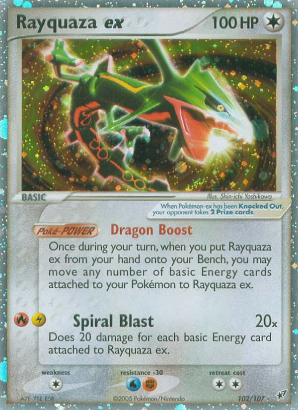 Rayquaza ex — illustrated card