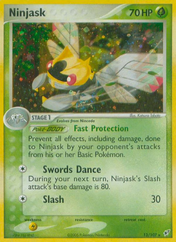 Ninjask — illustrated card