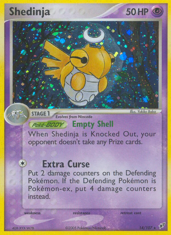 Shedinja — illustrated card