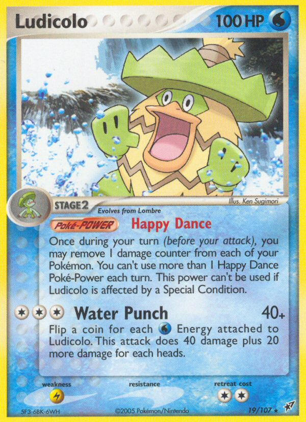 Ludicolo — illustrated card