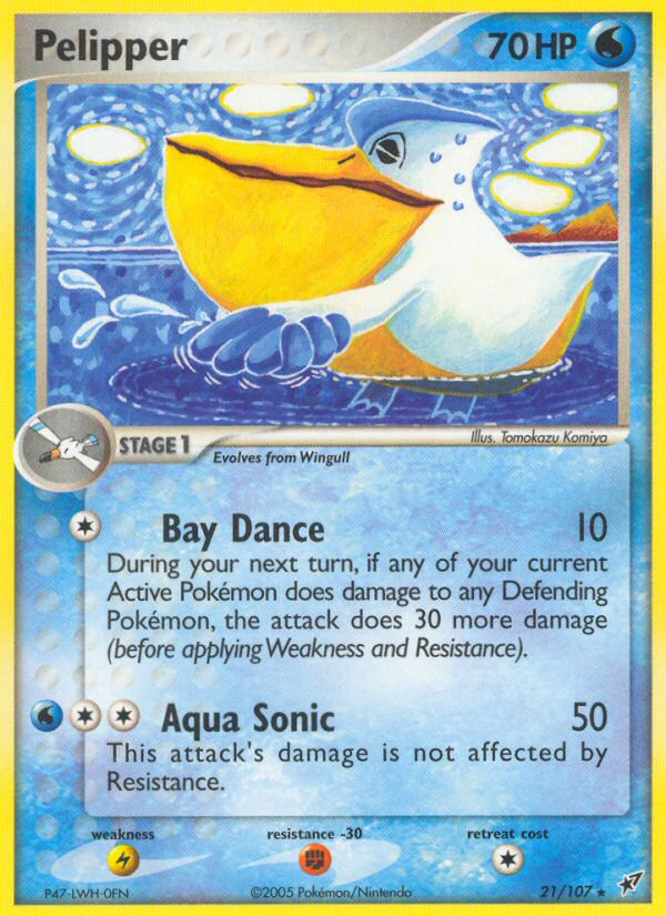 Pelipper — illustrated card