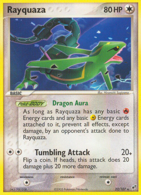 Rayquaza — illustrated card