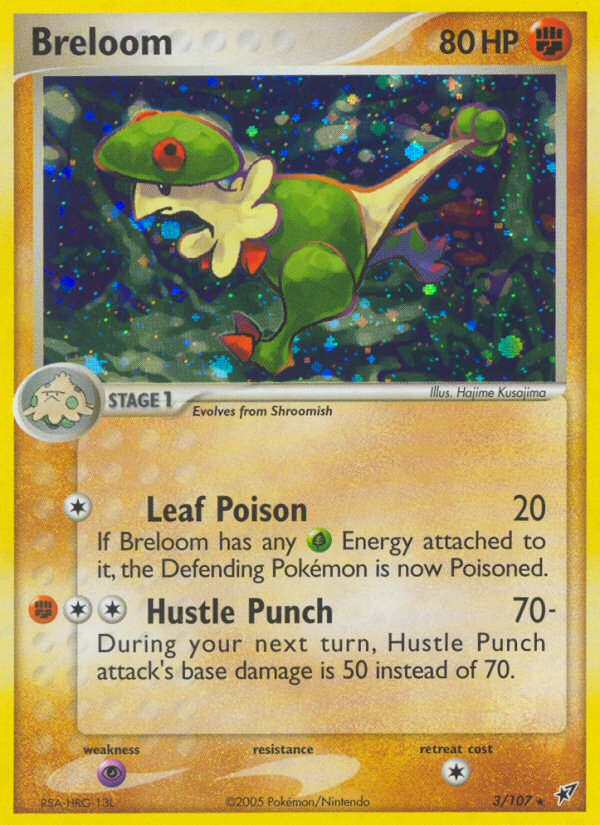 Breloom — illustrated card