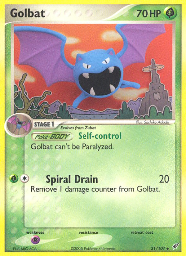 Golbat — illustrated card