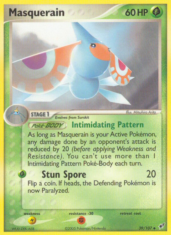 Masquerain — illustrated card