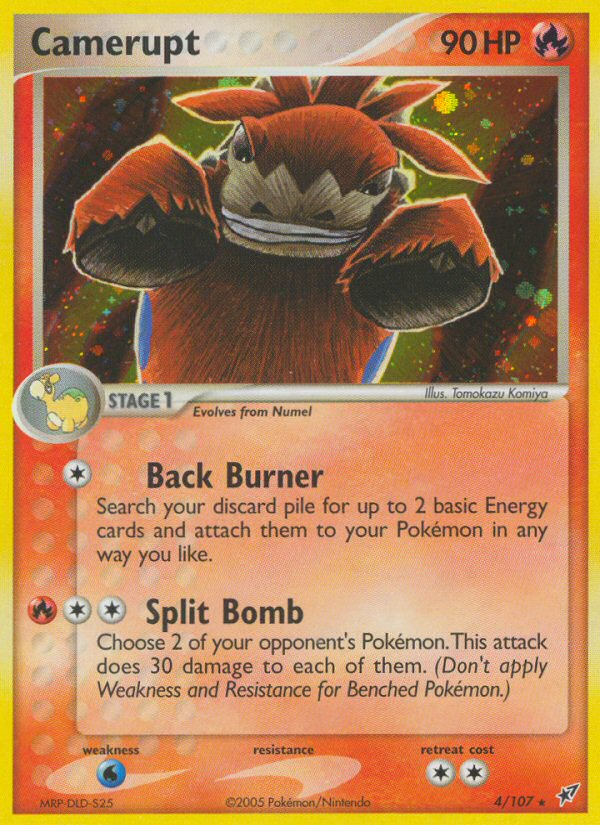 Camerupt — illustrated card