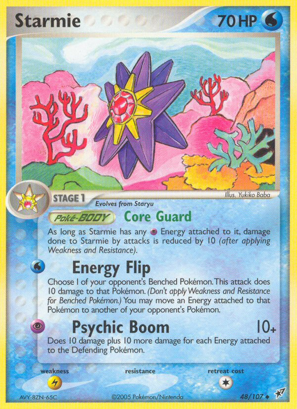 Starmie — illustrated card